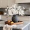 12 PCS Faux Cherry Blossom Branches Decor 18.11 Inch Fake Artificial Cherry Flowers for Home Indoor Decoration Vase Arrangement Table Living Room Bedroom Spring Decor